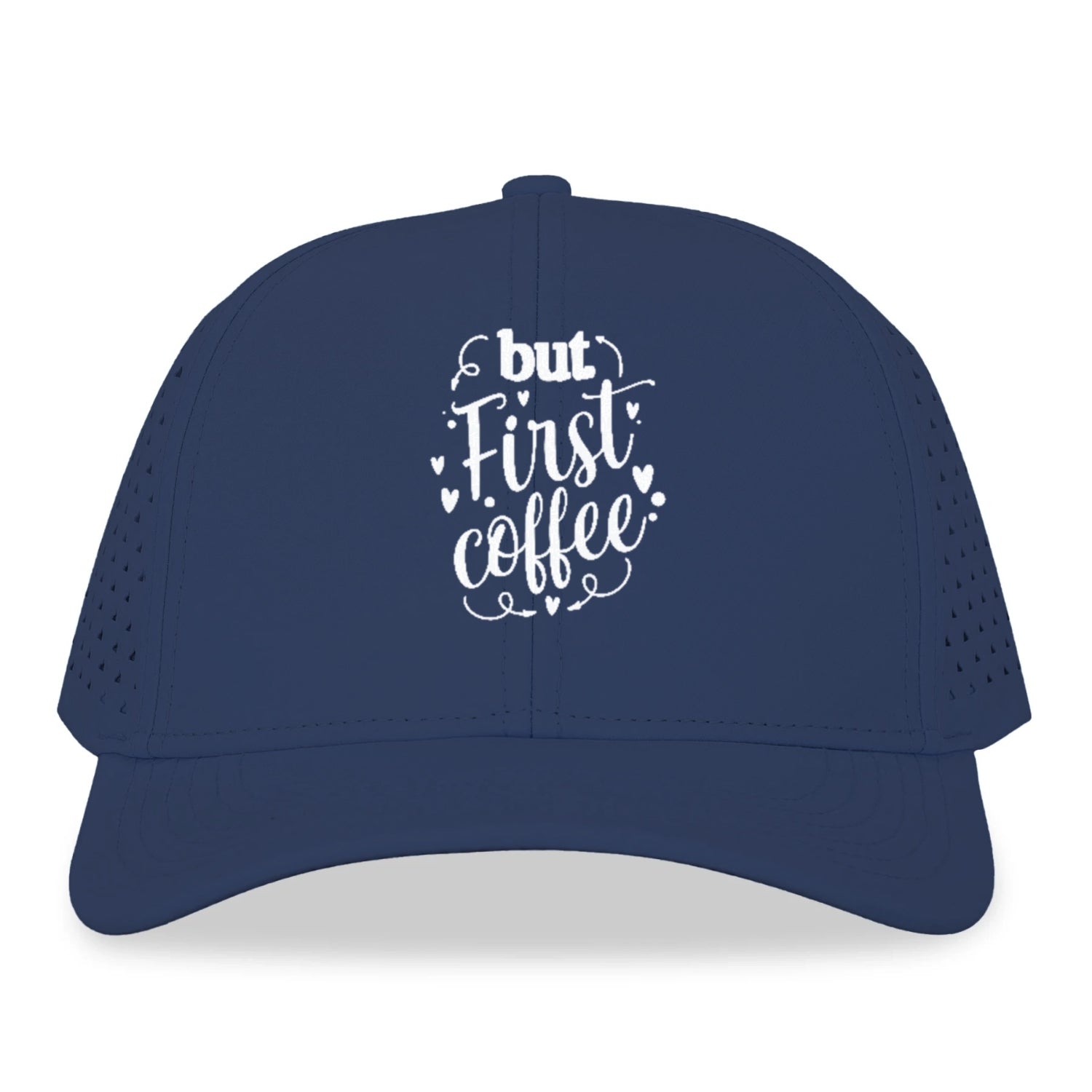 Caffeine Craze: Fuel Your Day with 'But First, Coffee' Hat