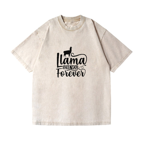 Llama Love You Forever 2 Vintage T-shirt