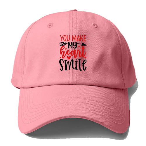 You Make My Heart Smile Baseball Cap For Big Heads