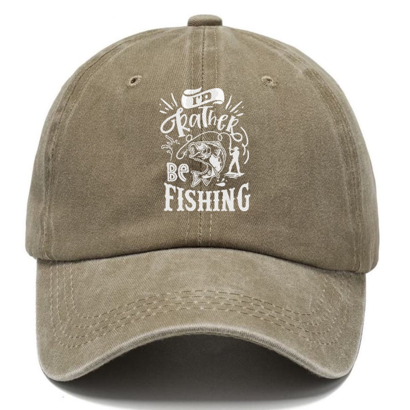 Id rather be fishing Hat