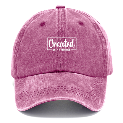 created with a purpose Hat