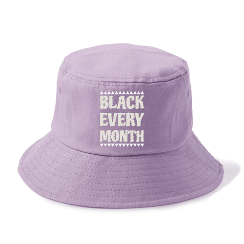 Black Every Month Bucket Hat