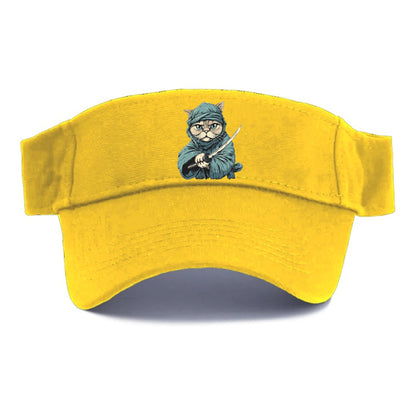 Ninja Cat Fierce Feline Warrior Hat