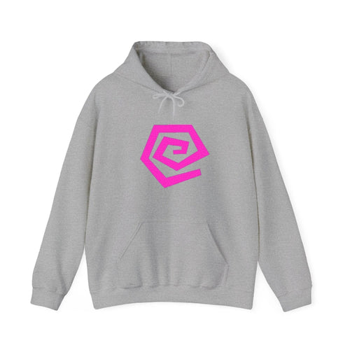 Retro 80s Spiral Hooded Sweatshirt