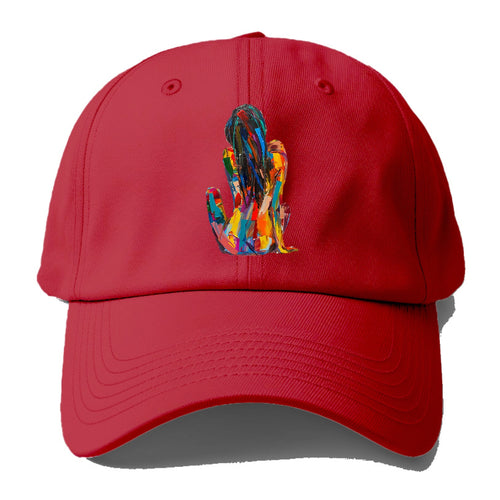 Vibrant Reflection Abstract Beauty Baseball Cap