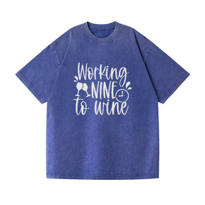 working nine to wine Hat