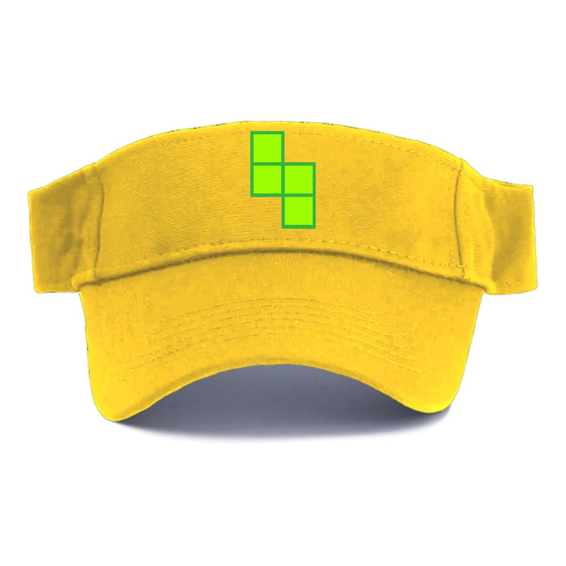 Retro 80s Tetris Blocks Green Hat