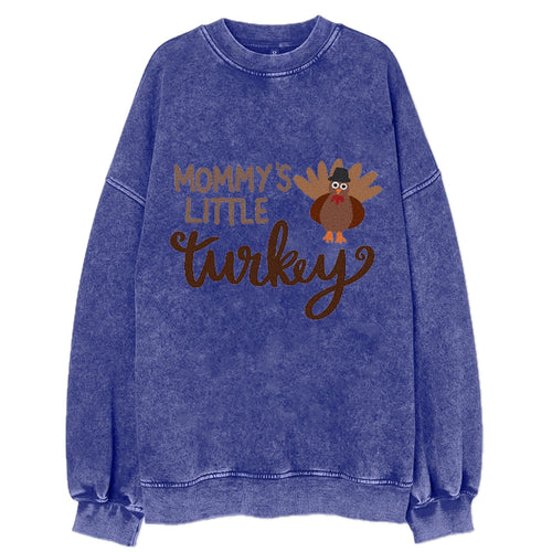 Mommy's Little Turkey Vintage Sweatshirt