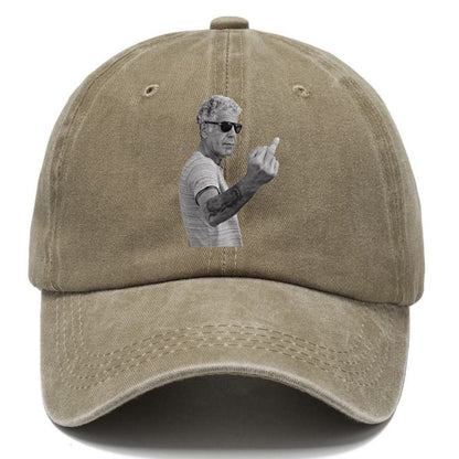 Anthony Bourdain Middle Finger Hat