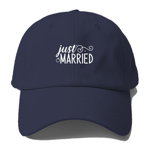 Just Married Baseball Cap For Big Heads
