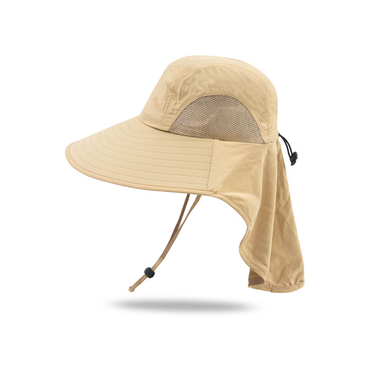 Outdoor Fishing Hat - Sun Protection, Face and Neck Shield, Breathable Wide Brim, Perfect for Hiking