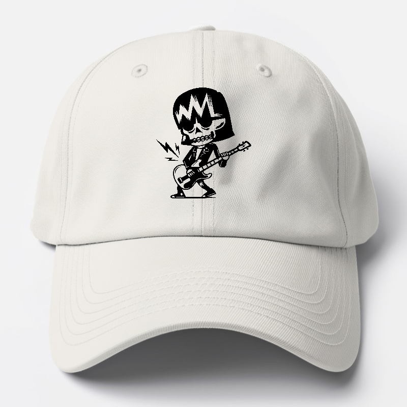 Skeleton Rock Guitar Hat