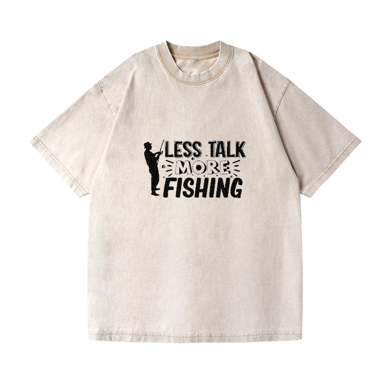 less talk more fishing Hat