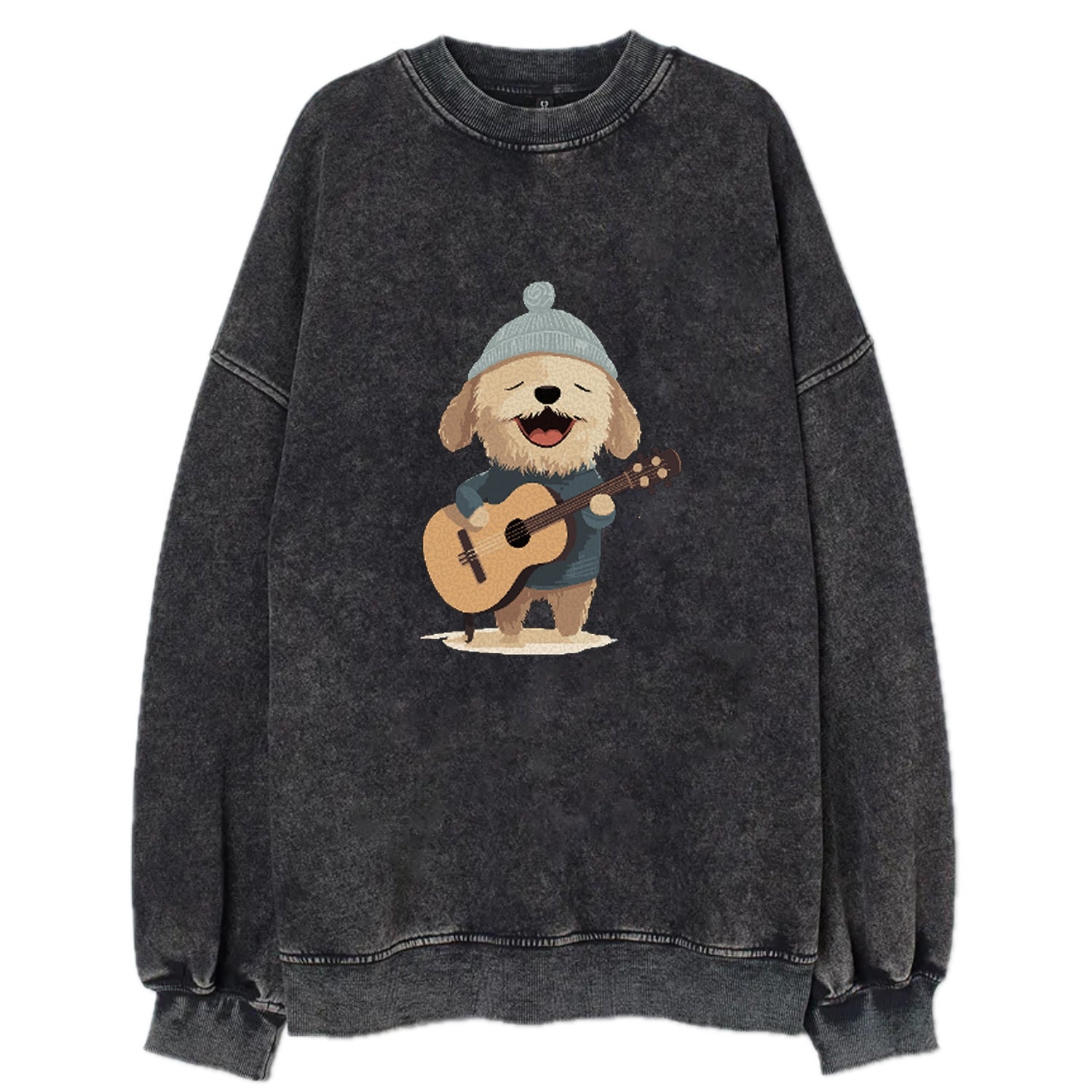 dog playing guitar Hat