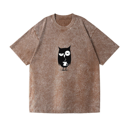 Sleepy Owl Morning Brew Vintage T-shirt