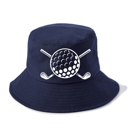 Golf Ball And Clubs Hat