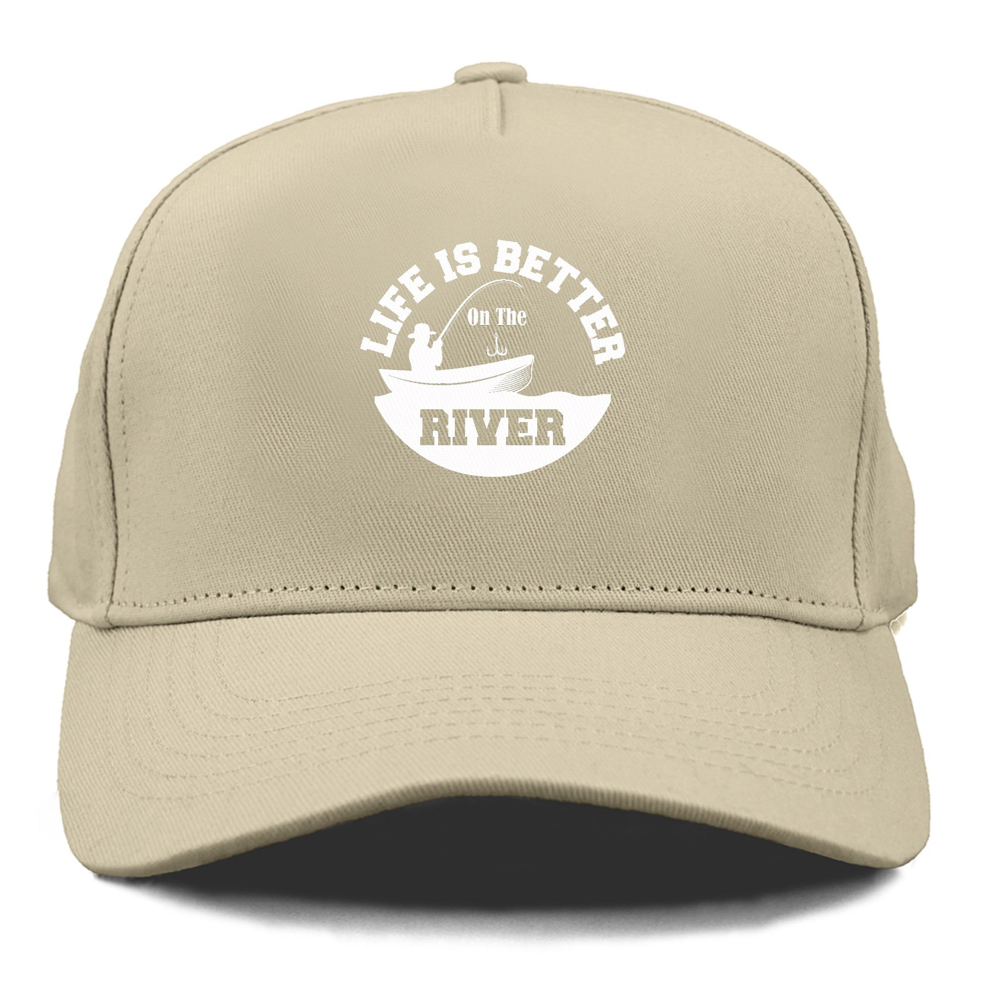 life is better on the river Hat