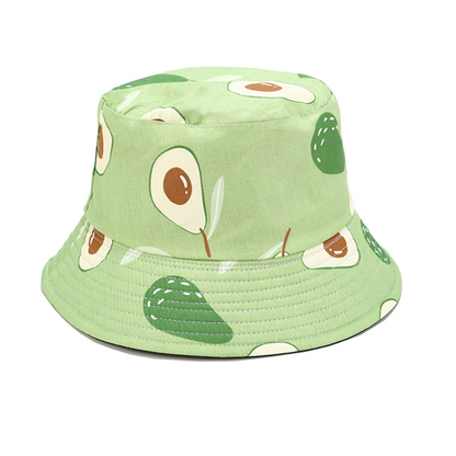 Pandaize Unisex Print Double-Side-Wear Reversible Bucket Hat