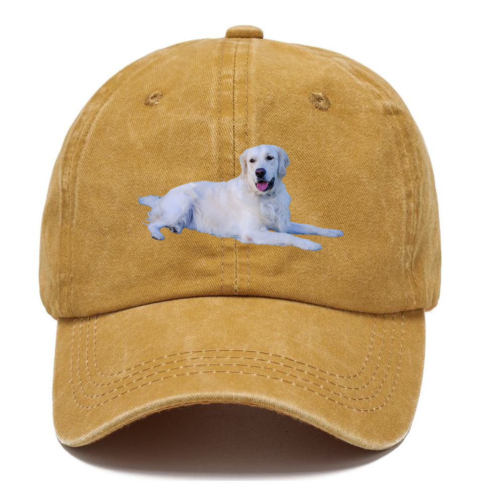 Gorra clásica Golden Retriever acostado