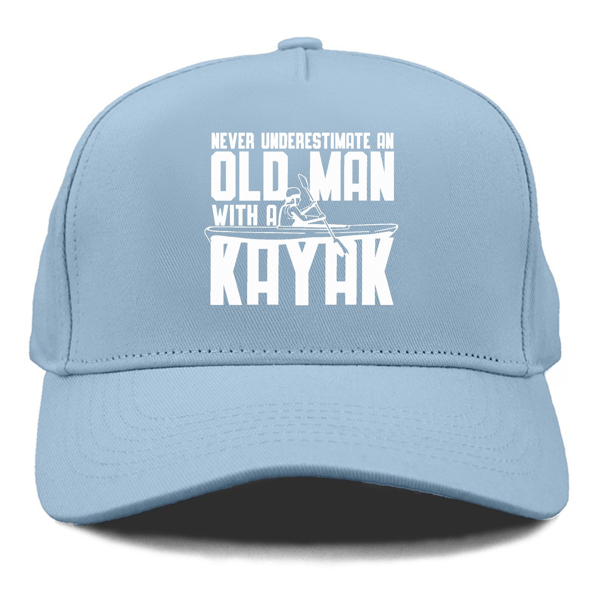 never underestimate an old man with a kayak!! Hat