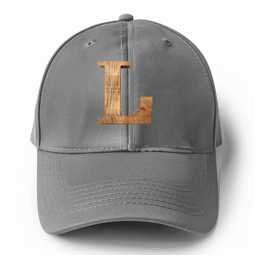 Letter L Solid Color Baseball Cap