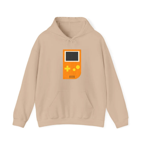 Retro 80s Game Boy Orange Hooded Sweatshirt