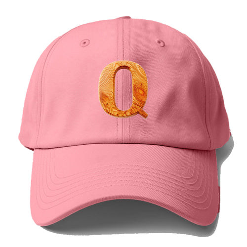 Letter Q Baseball Cap For Big Heads