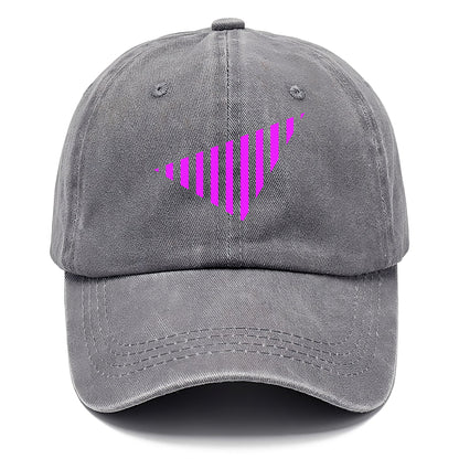 Retro 80s Triangle Purple Hat