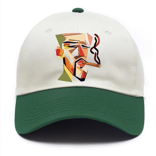 Cigar Cool Abstract Expression Hat