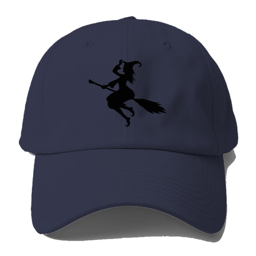 202308151409 Witch On Broom 4 Baseball Cap For Big Heads