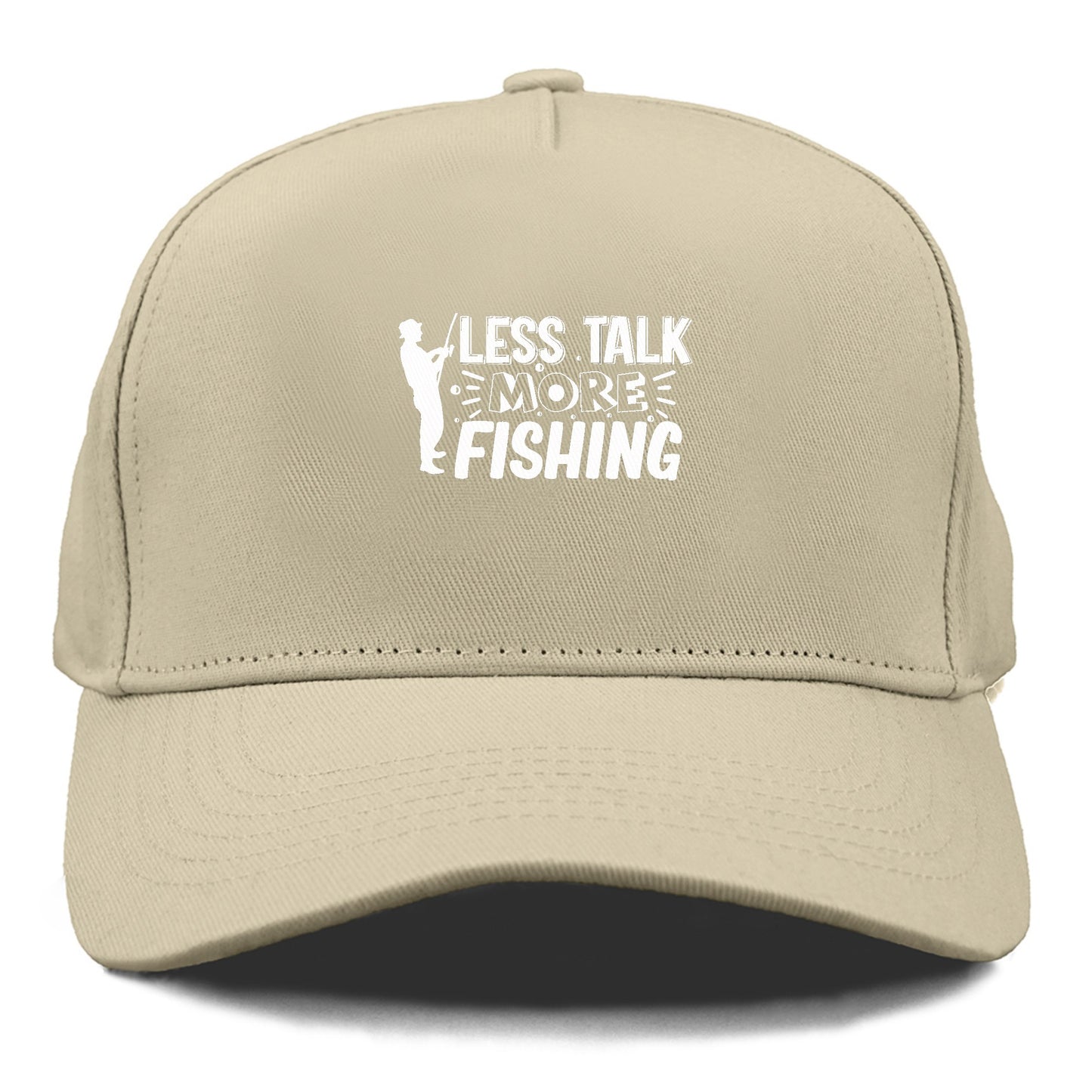 less talk more fishing Hat