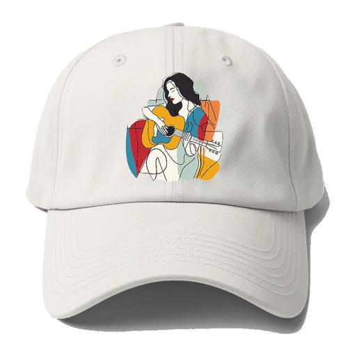 Melodic Muse A Guitar Serenade Baseball Cap