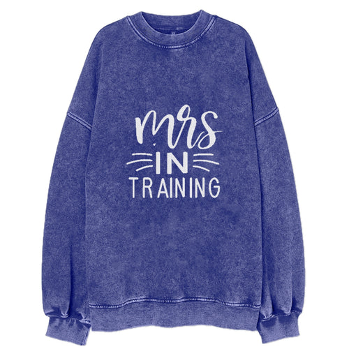 Mrs In Training Vintage Sweatshirt
