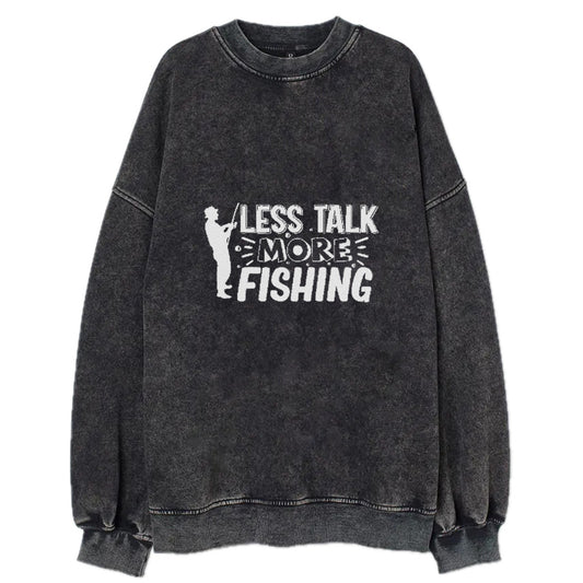 less talk more fishing Hat