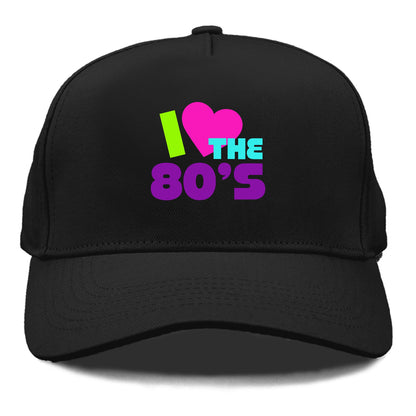 Retro 80s I Heart The 80s Hat