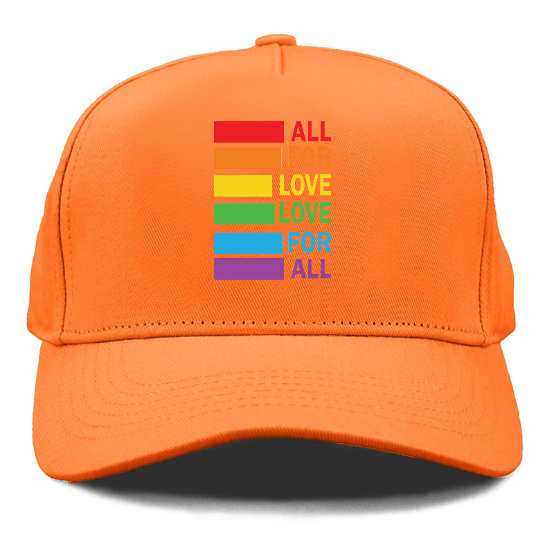  all for love love for all Hat