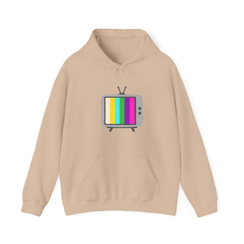 Retro 80s Television Hooded Sweatshirt