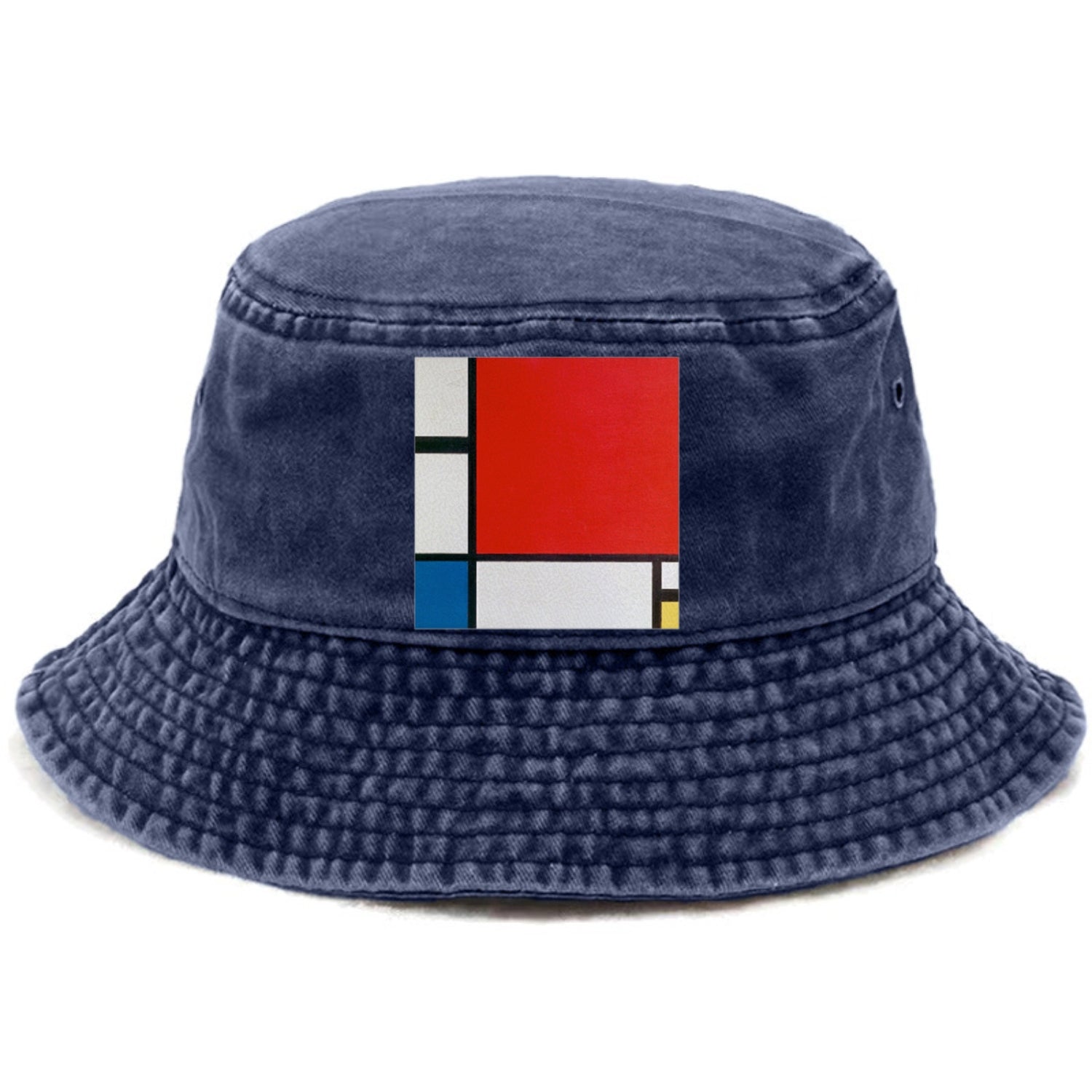 Composition with Red Blue and Yellow Hat