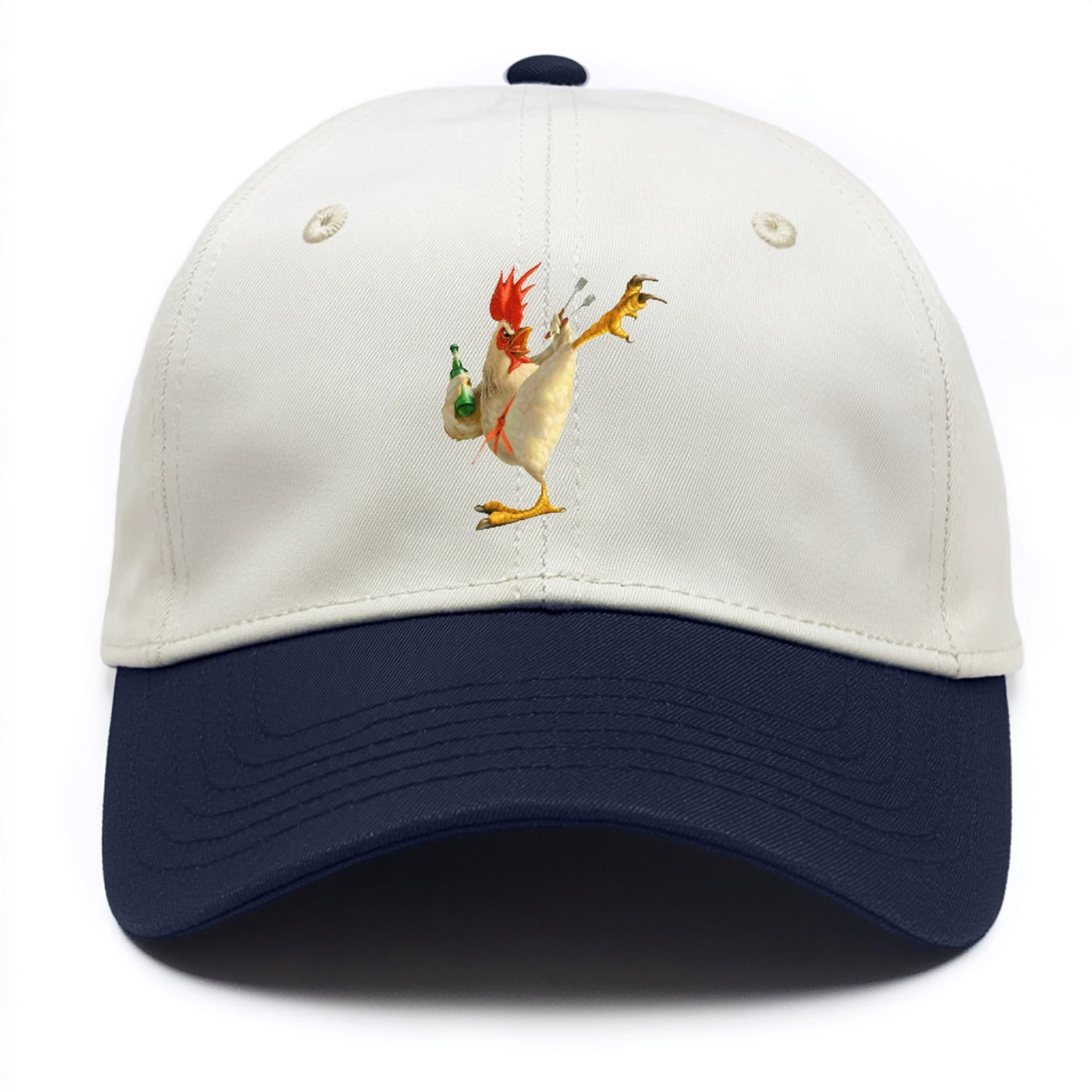 Crazy Rooster Fantasy Art Hat