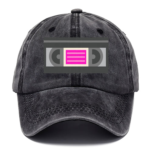 Retro 80s Vhs Tape Pink Classic Cap