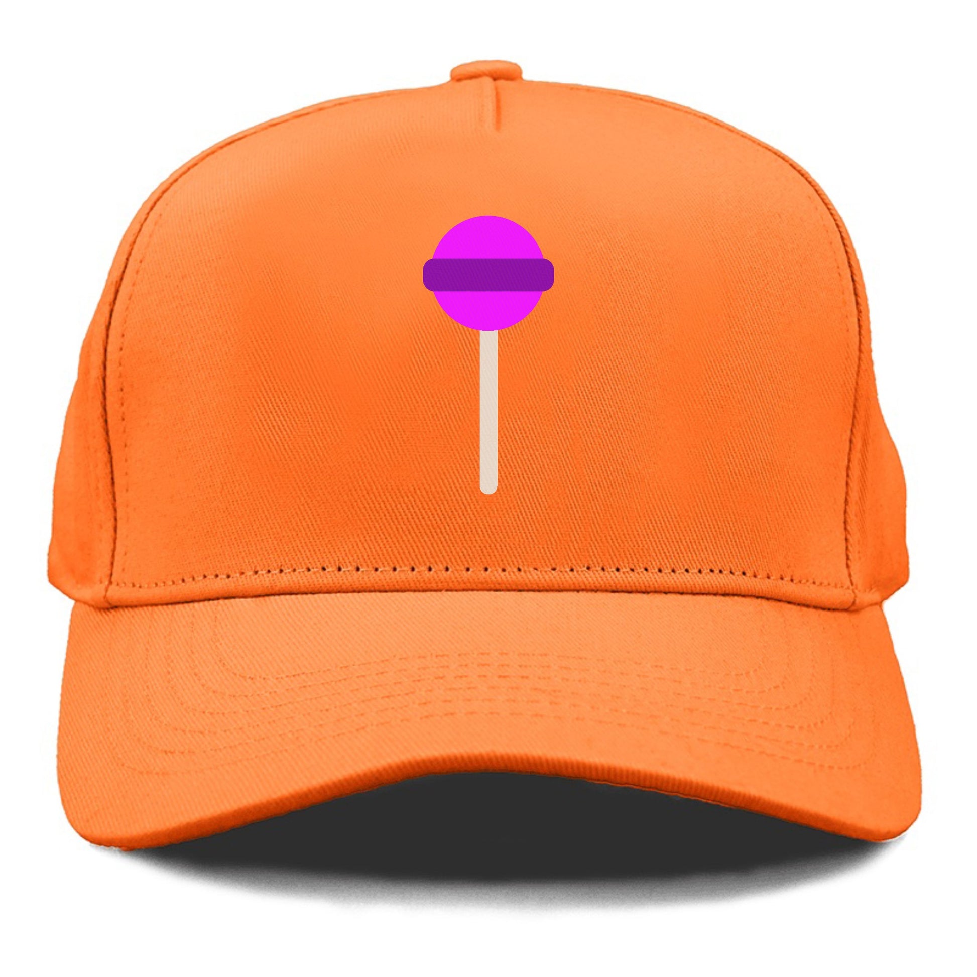 Retro 80s Lollipop Purple Hat