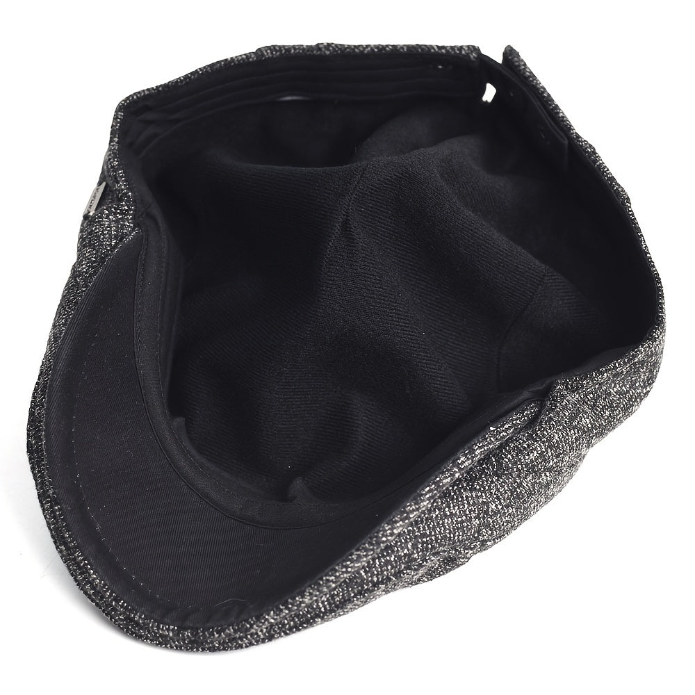 1pc Thick Warm Newsboy Hat, Men Women Soft Beret Hat Casual Fashion De –  Pandaize