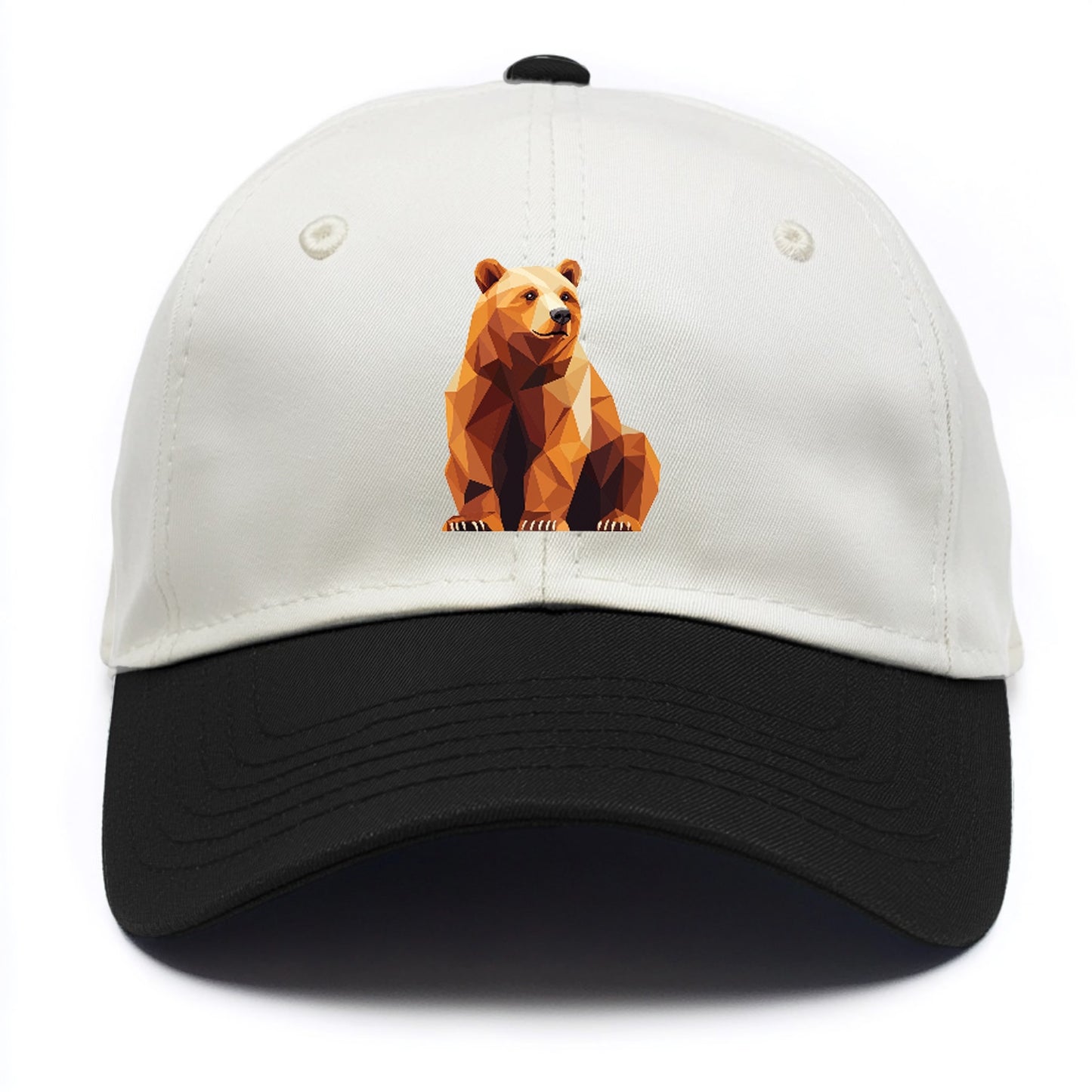 Geometric Bear in Rest Hat