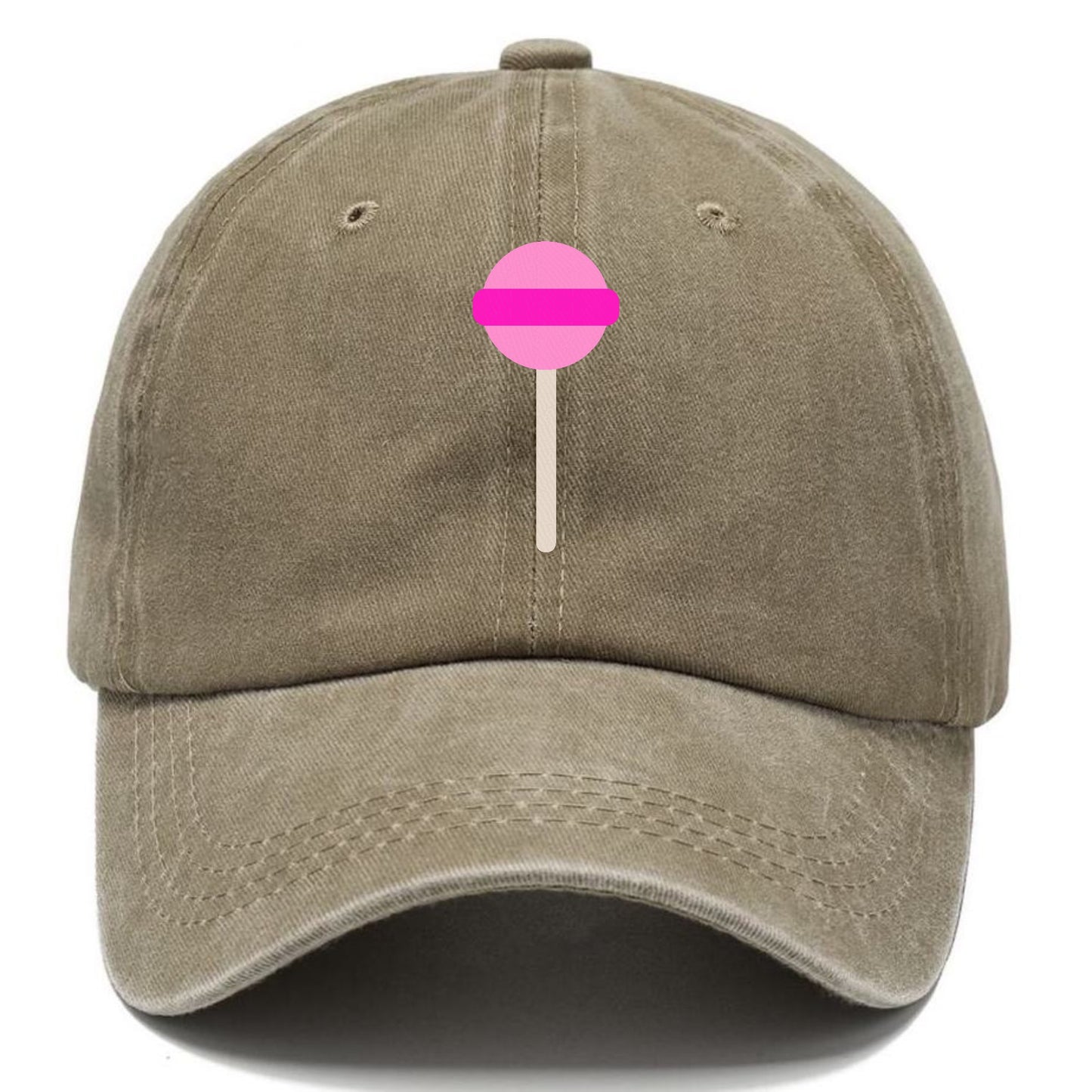 Retro 80s Lollipop Pink Hat