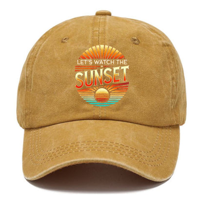 let's watch the sunset Hat