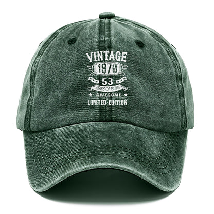 vintage 1970 53 years of being awesome limited edition Hat