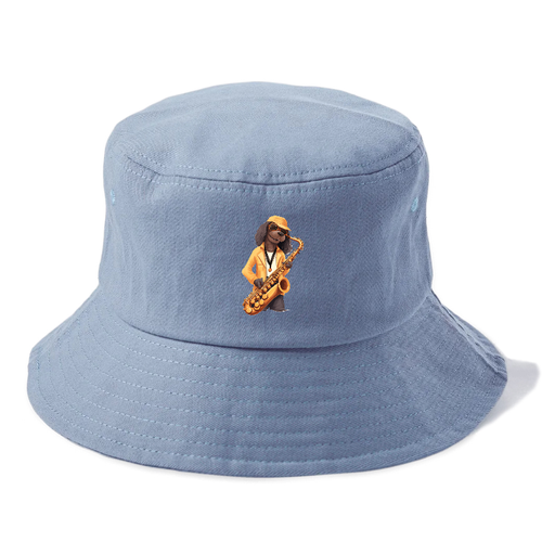 Saxophone Dog Bucket Hat