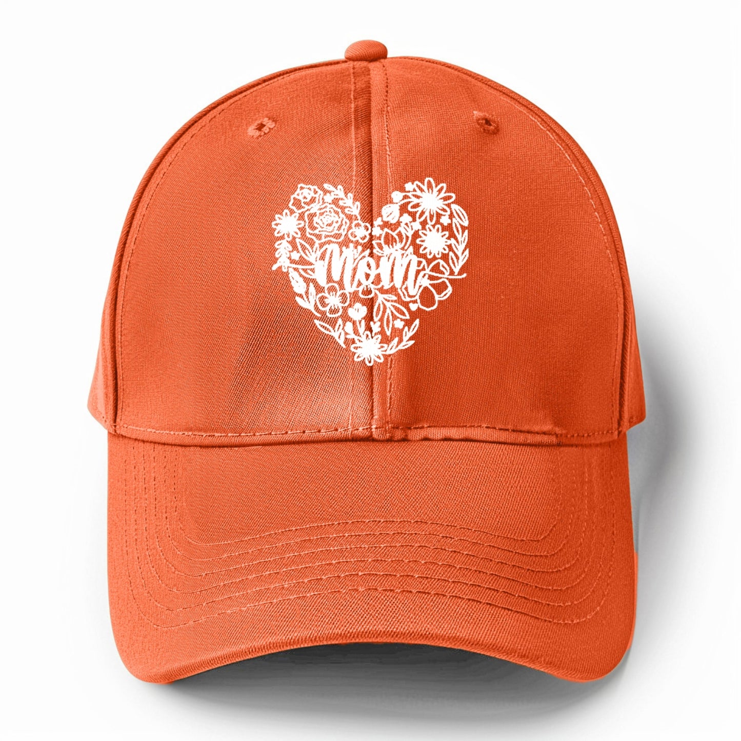 mom floral heart Hat