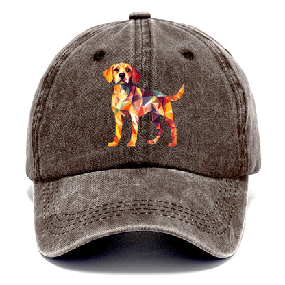 Geometric Dog Standing Hat