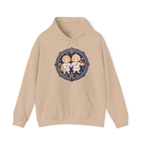 Gemini Zodiac Sign Hooded Sweatshirt